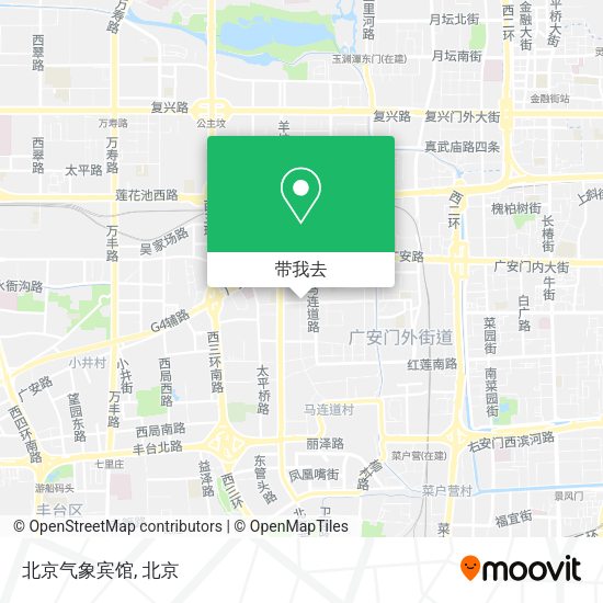 北京气象宾馆地图