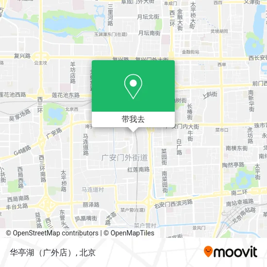 华亭湖（广外店）地图