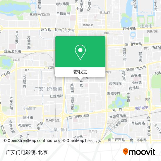 广安门电影院地图
