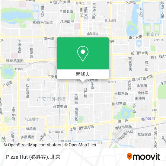 Pizza Hut (必胜客)地图