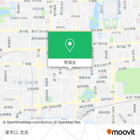 菜市口地图