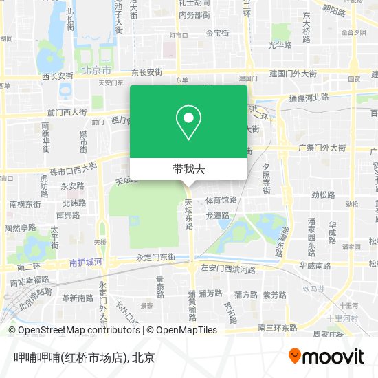 呷哺呷哺(红桥市场店)地图