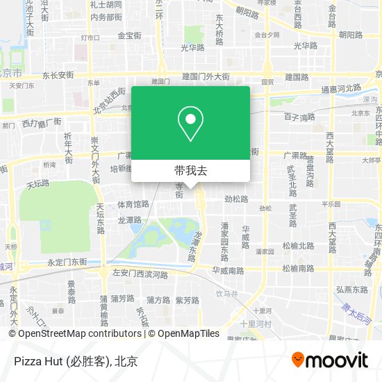 Pizza Hut (必胜客)地图