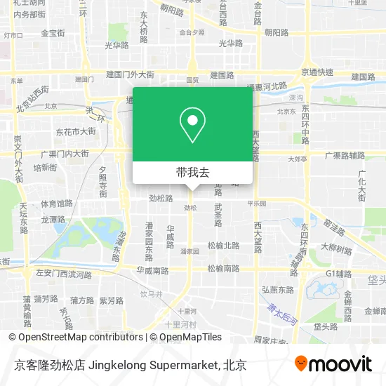 京客隆劲松店 Jingkelong Supermarket地图