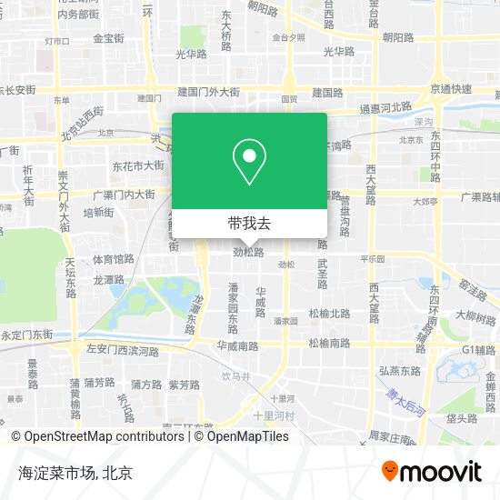 海淀菜市场地图