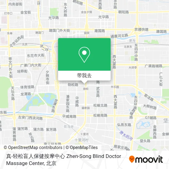 真-轻松盲人保健按摩中心 Zhen-Song Blind Doctor Massage Center地图