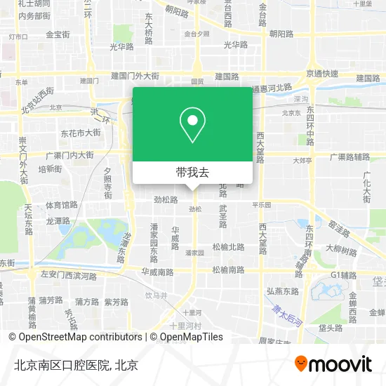 北京南区口腔医院地图