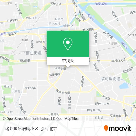 瑞都国际居民小区北区地图