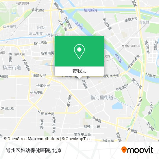 通州区妇幼保健医院地图