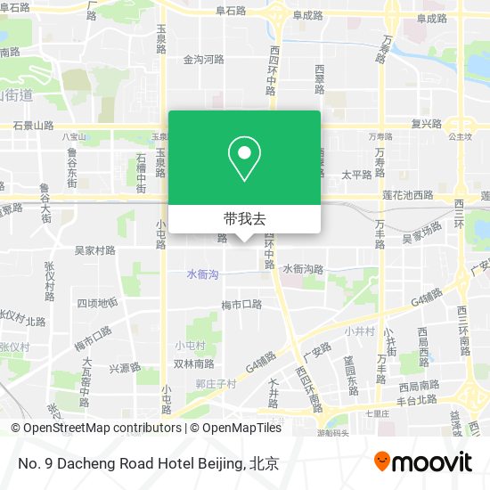 No. 9 Dacheng Road Hotel Beijing地图