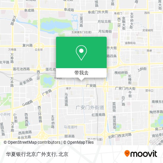 华夏银行北京广外支行地图