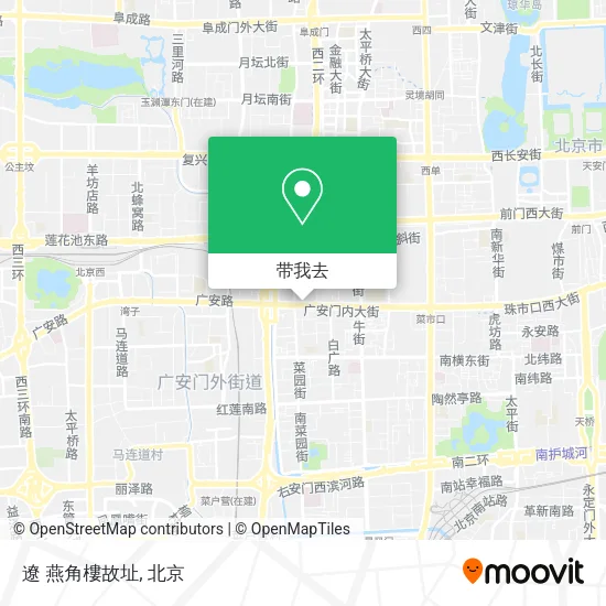 遼 燕角樓故址地图