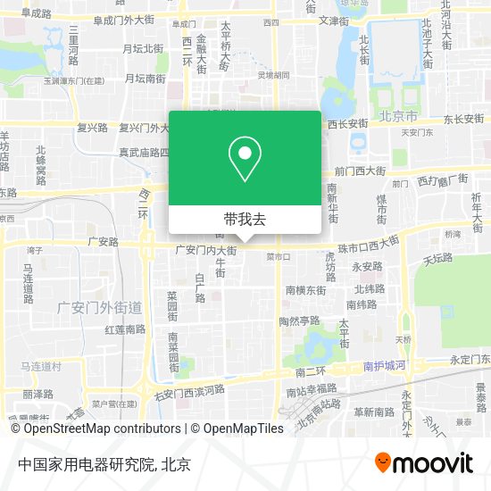中国家用电器研究院地图