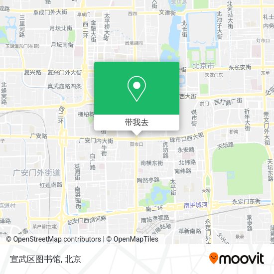宣武区图书馆地图