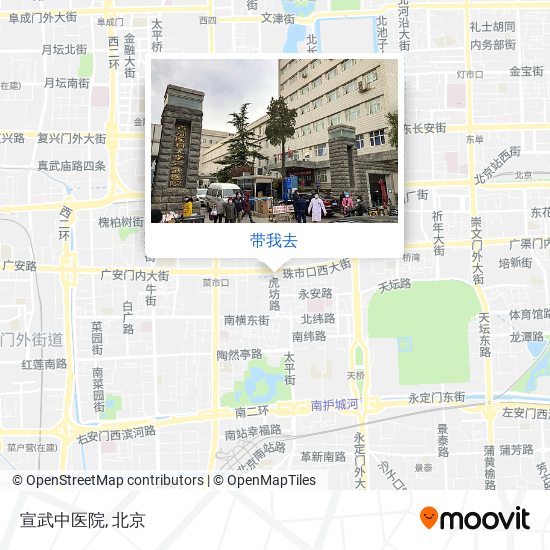 宣武中医院地图