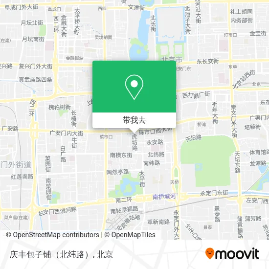 庆丰包子铺（北纬路）地图