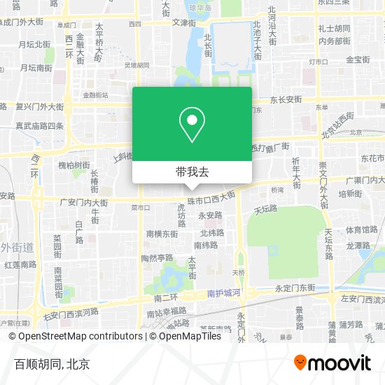 百顺胡同地图