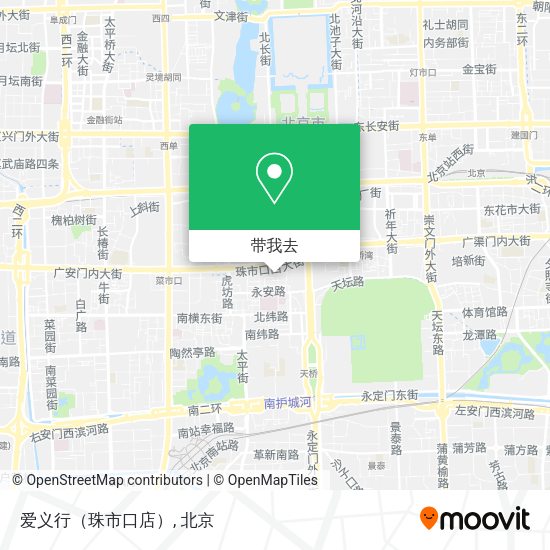 爱义行（珠市口店）地图