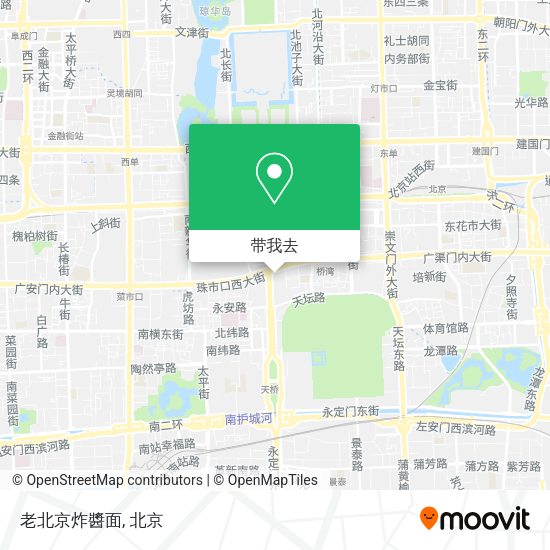 老北京炸醬面地图