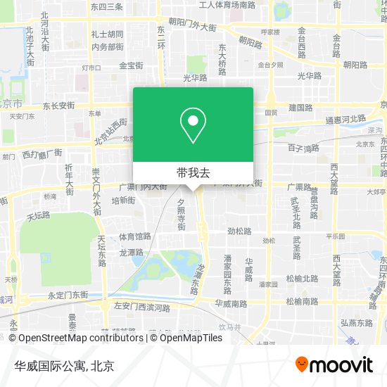 华威国际公寓地图