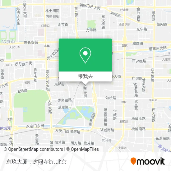 东玖大厦，夕照寺街地图