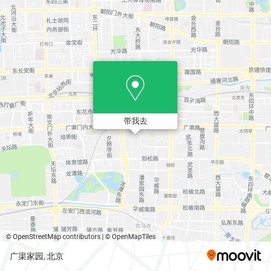 广渠家园地图