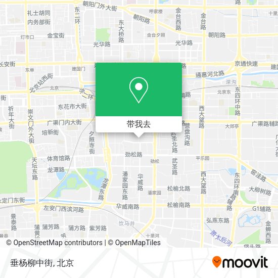 垂杨柳中街地图