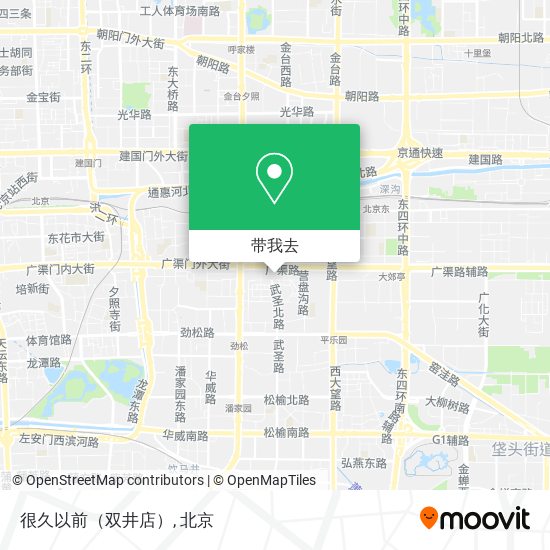 很久以前（双井店）地图