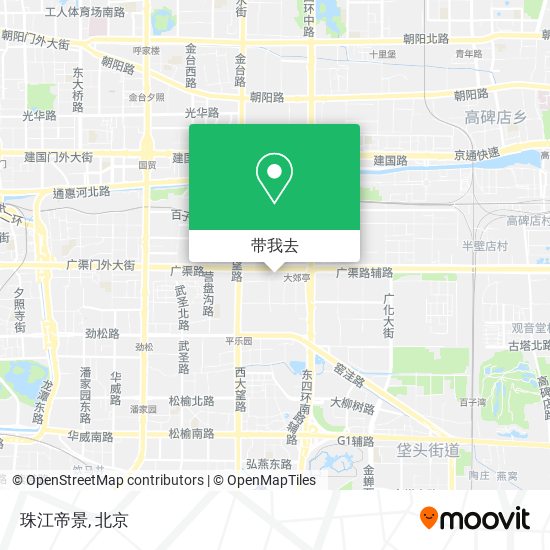 珠江帝景地图