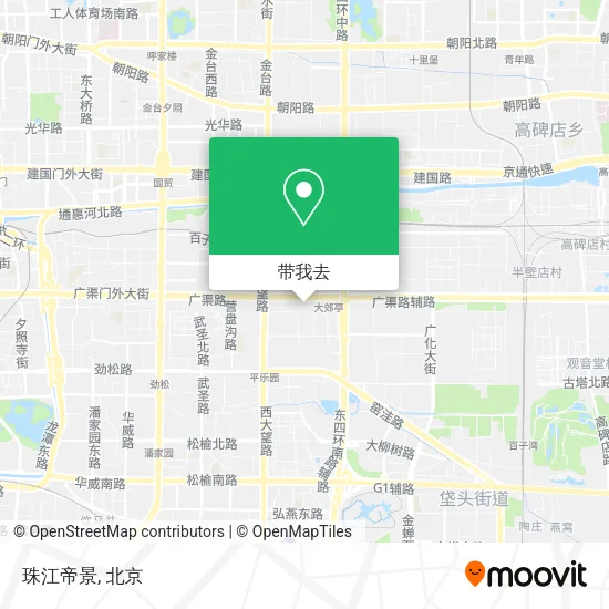 珠江帝景地图
