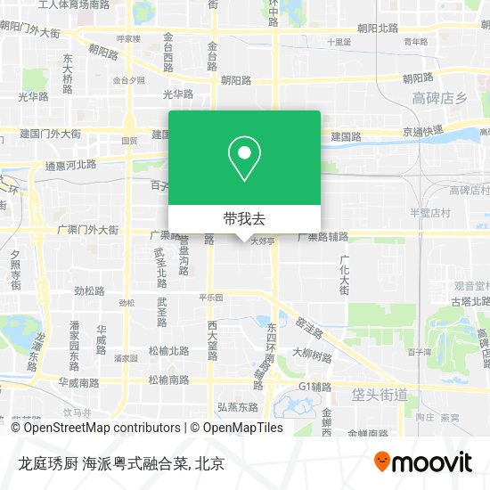 龙庭琇厨 海派粤式融合菜地图