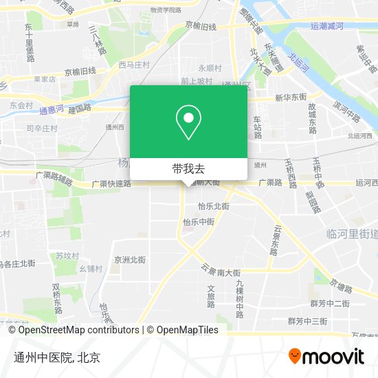 通州中医院地图