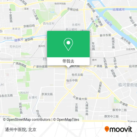 通州中医院地图