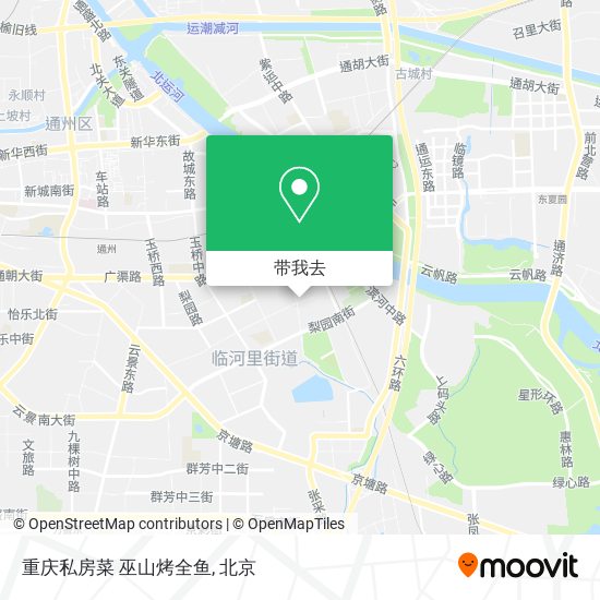 重庆私房菜 巫山烤全鱼地图