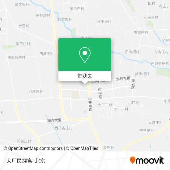 大厂民族宫地图