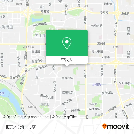 北京大公馆地图