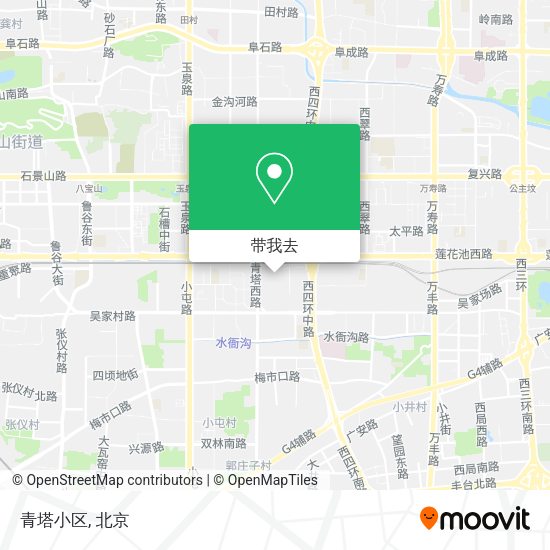 青塔小区地图
