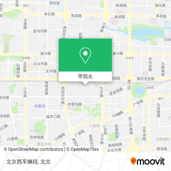 北京西车辆段地图