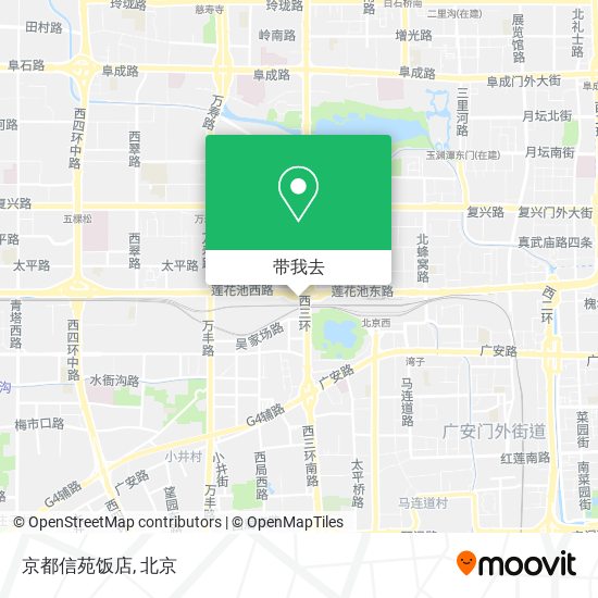 京都信苑饭店地图