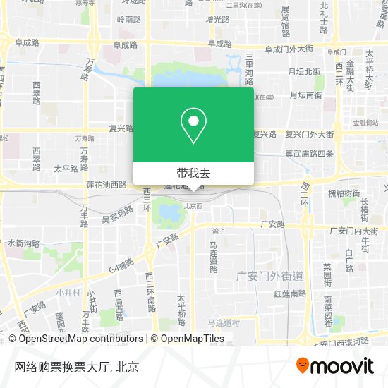 网络购票换票大厅地图