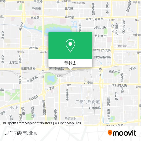 老门刀削面地图
