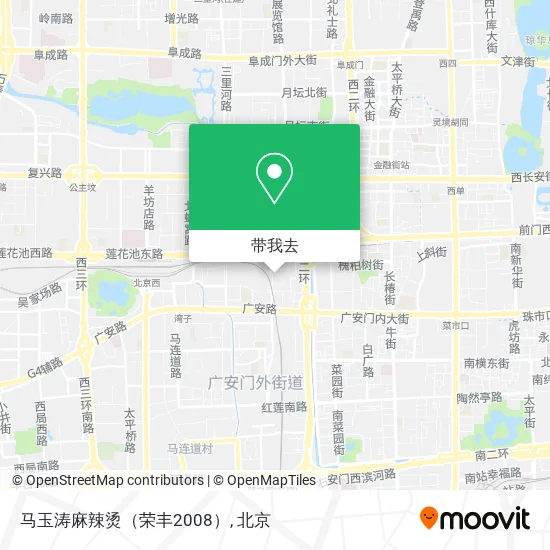 马玉涛麻辣烫（荣丰2008）地图