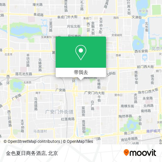 金色夏日商务酒店地图