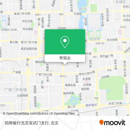 招商银行北京宣武门支行地图