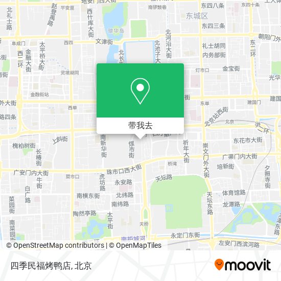 四季民福烤鸭店地图
