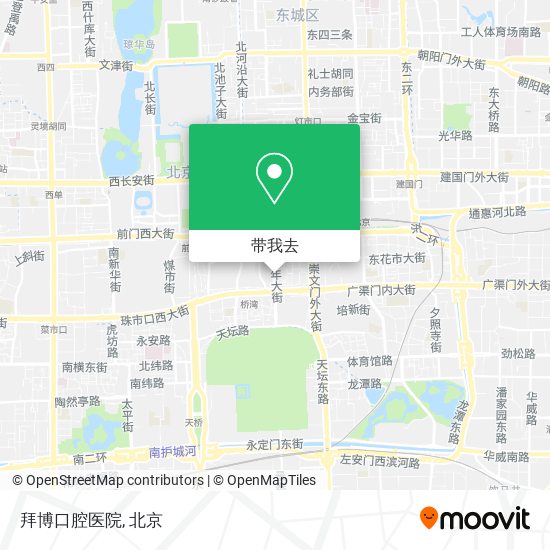 拜博口腔医院地图