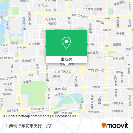 工商银行东花市支行地图