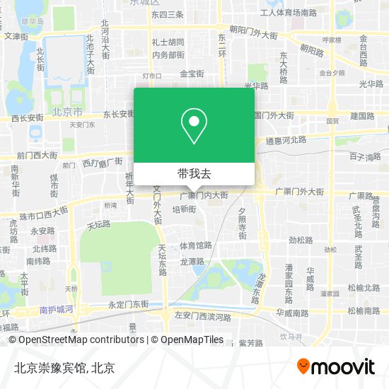 北京崇豫宾馆地图