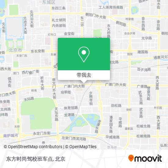 东方时尚驾校班车点地图