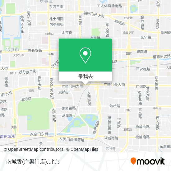 南城香(广渠门店)地图